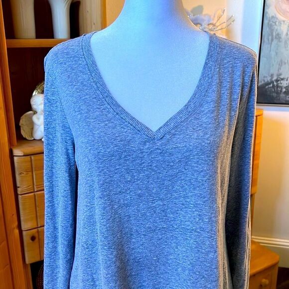 Style & CO COTTON BLEND BLUE TOP - Picture 8 of 8